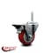 Service Caster 35 Inch Red Polyurethane Wheel Swivel 58 Inch Threaded Stem Caster with Brake SCC SCC-TS20S3514-PPUB-RED-PLB-58212 - alternate 3